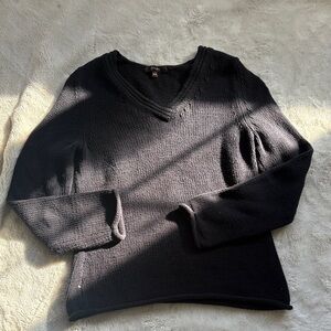 Cotton Ginny Knit Top – Size Medium | Minimalist Core | Cozy Texture |